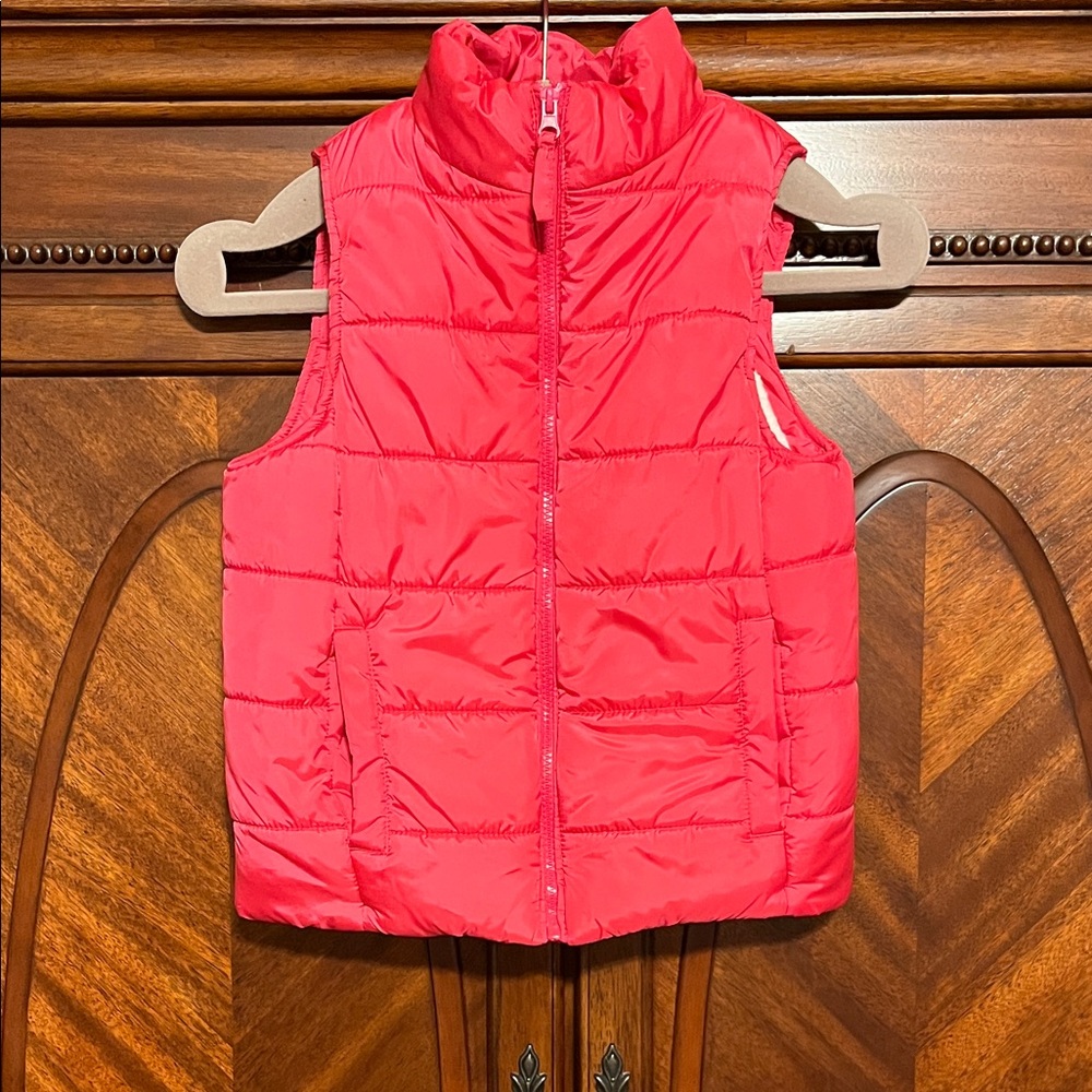 Birch and Stone Girl’s Pink Puffer Vest
